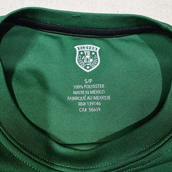 Eleven Vs Eleven Mexico Green Soccer Futbol Team Tee Shirt Mens Size Small - Picture 7 of 9